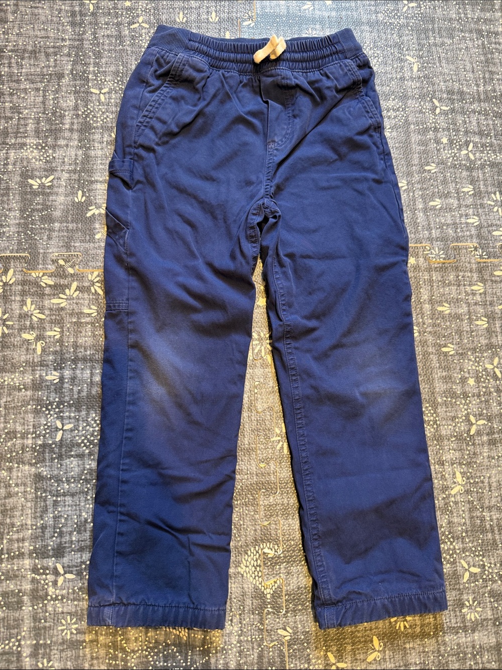 Hanna 6-7 Buffalo Check Lined Canvas Pants